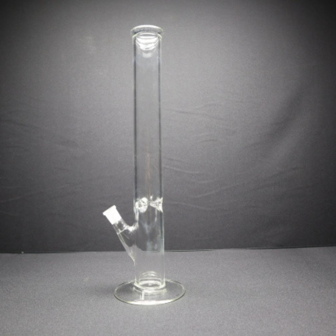 203 18RKQG 18" 5mm clear straight water bong