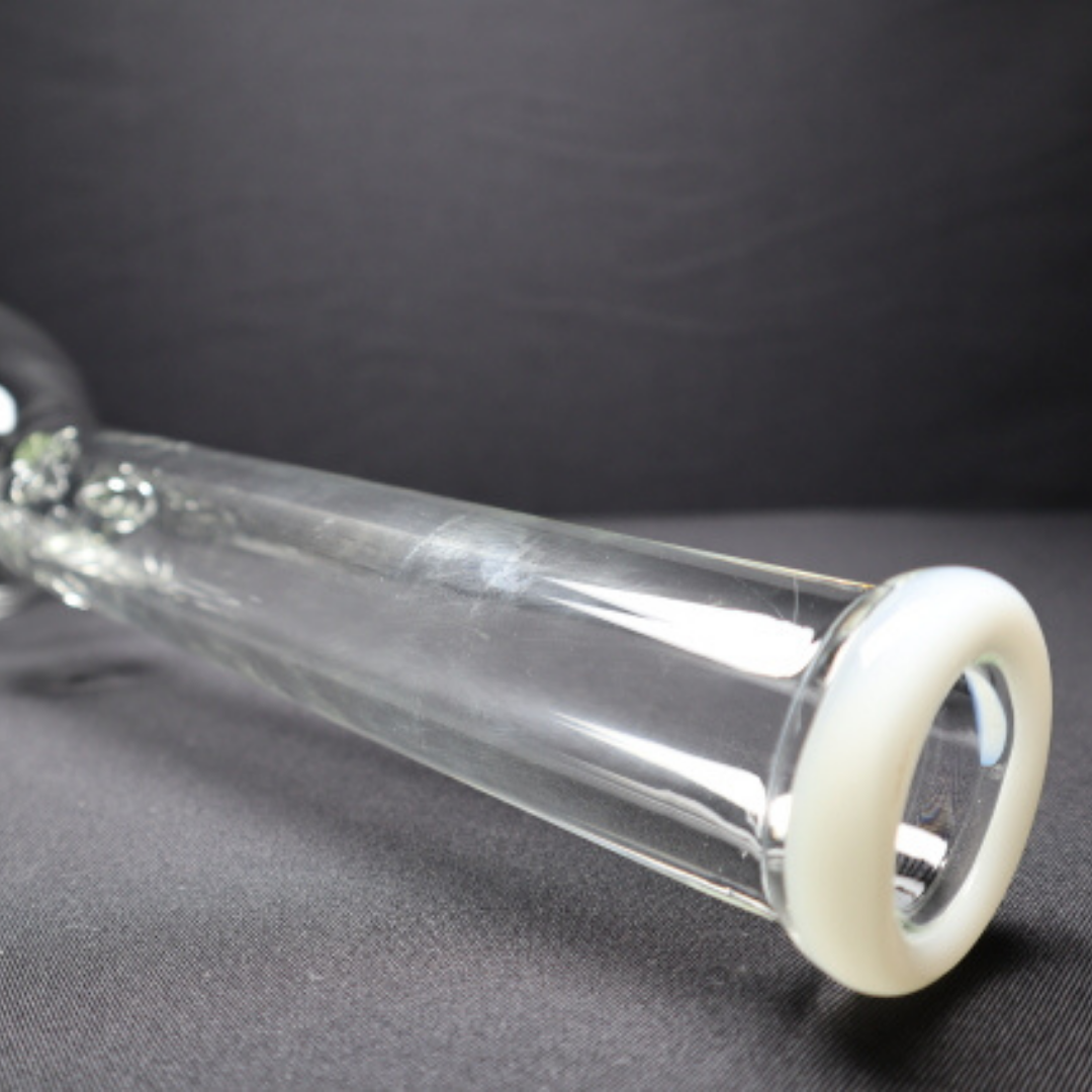 179 24RKQG 16" 9mm thick color moth beaker bong