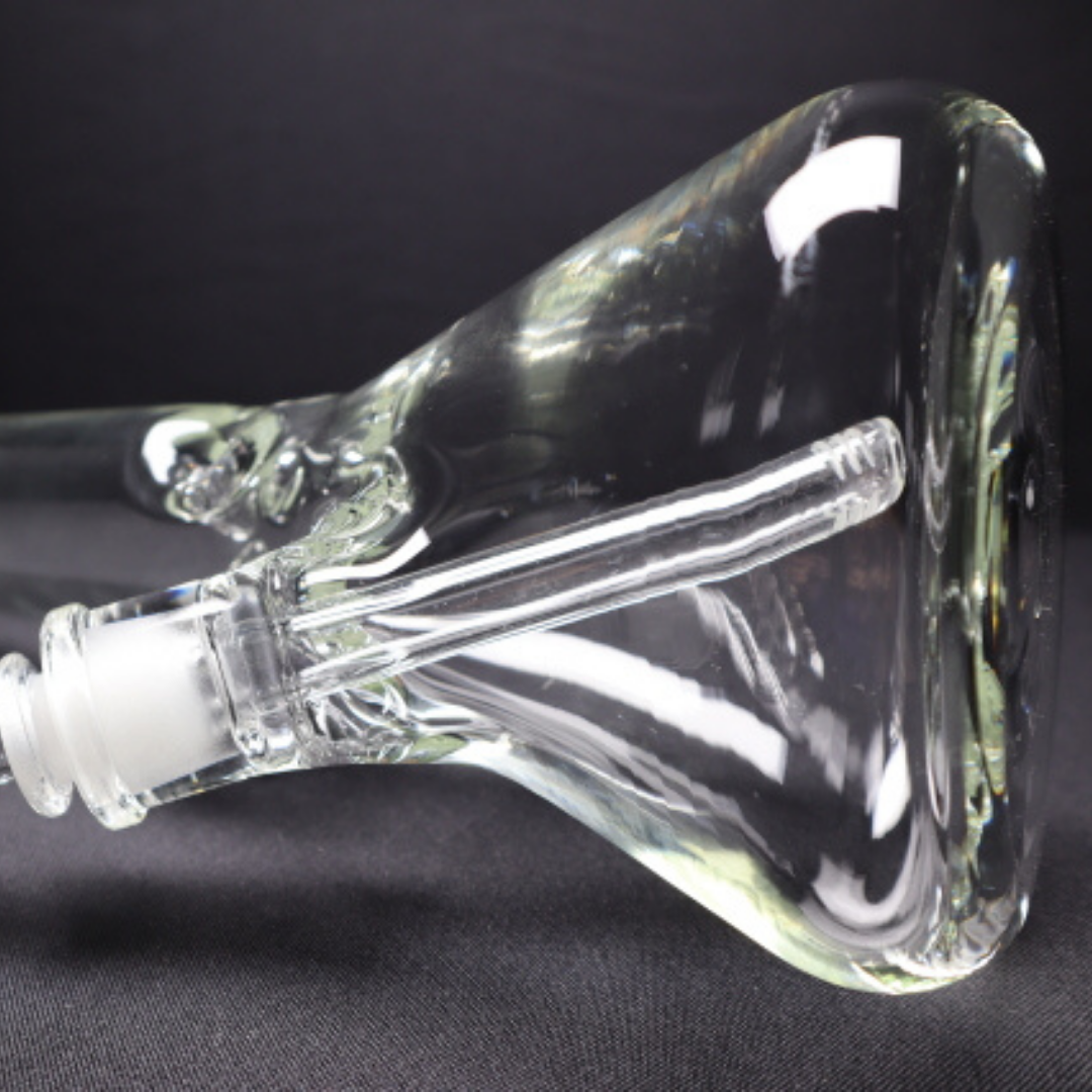 179 24RKQG 16" 9mm thick color moth beaker bong