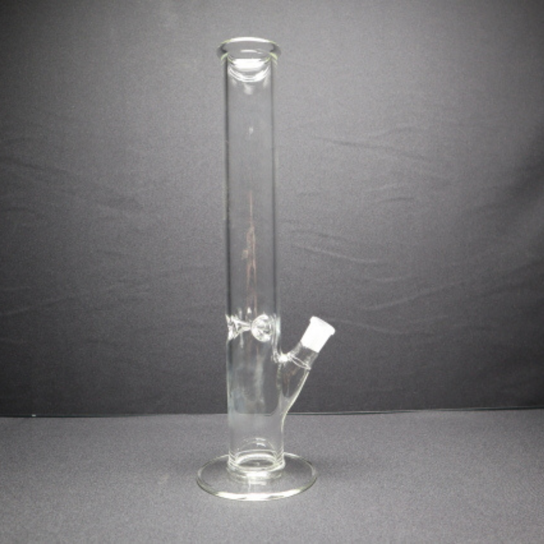 202 17RKQG 16" clear 5mm straight bong