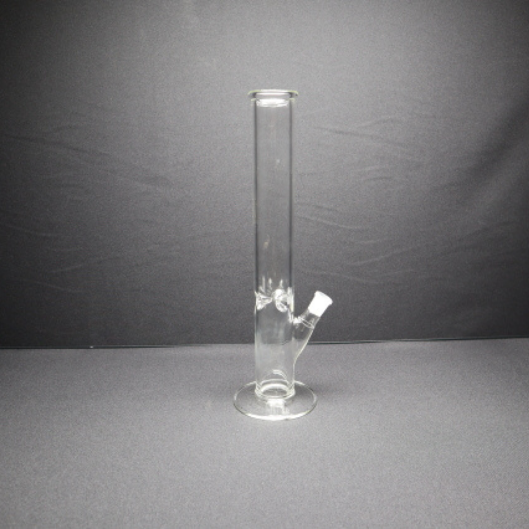 202 17RKQG 16" clear 5mm straight bong