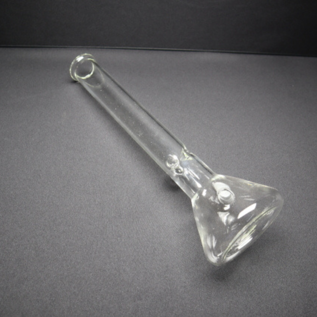 198 18RKQG 18" 5mm clear beaker bong