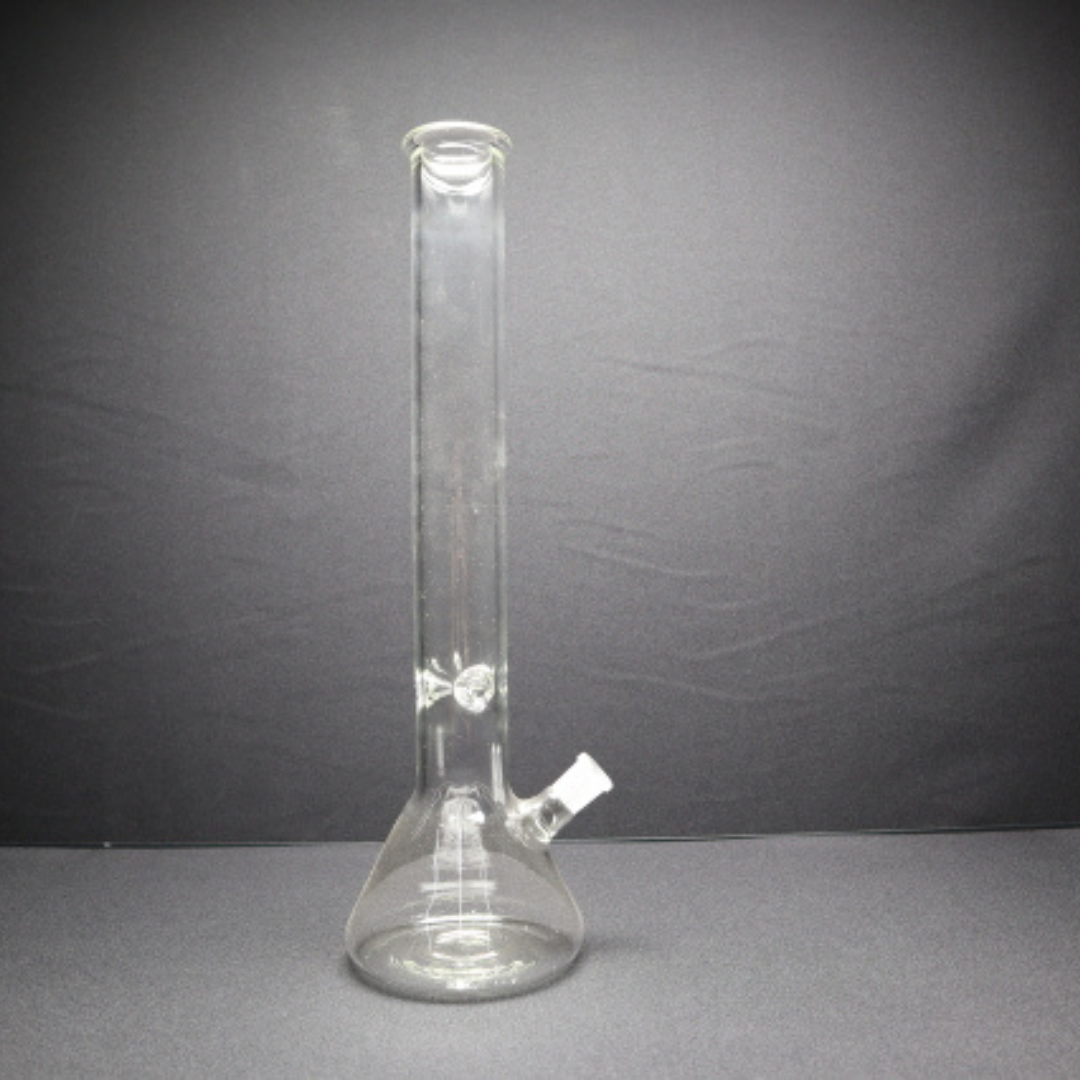 198 18RKQG 18" 5mm clear beaker bong