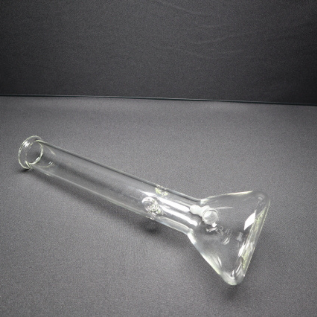 197 17RKQG 16" 5mm clear glass beaker bong