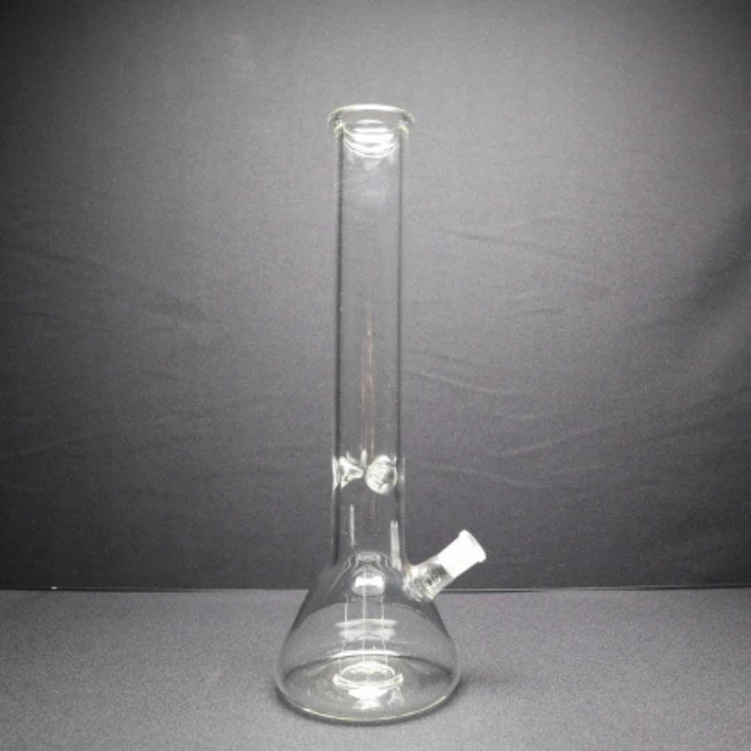 197 17RKQG 16" 5mm clear glass beaker bong