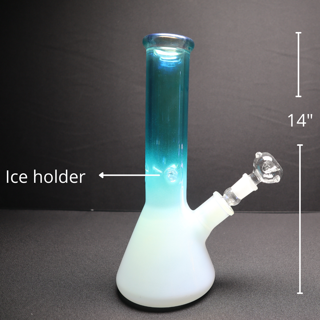 135 25RKQG 14" colored ice beaker