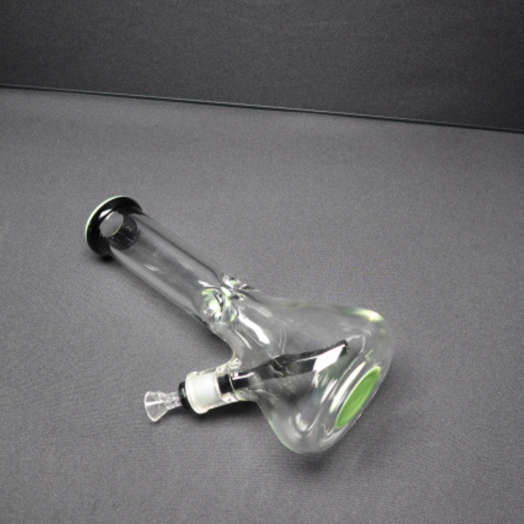 149 30RKQG 12" 9mm color mouth beaker bong