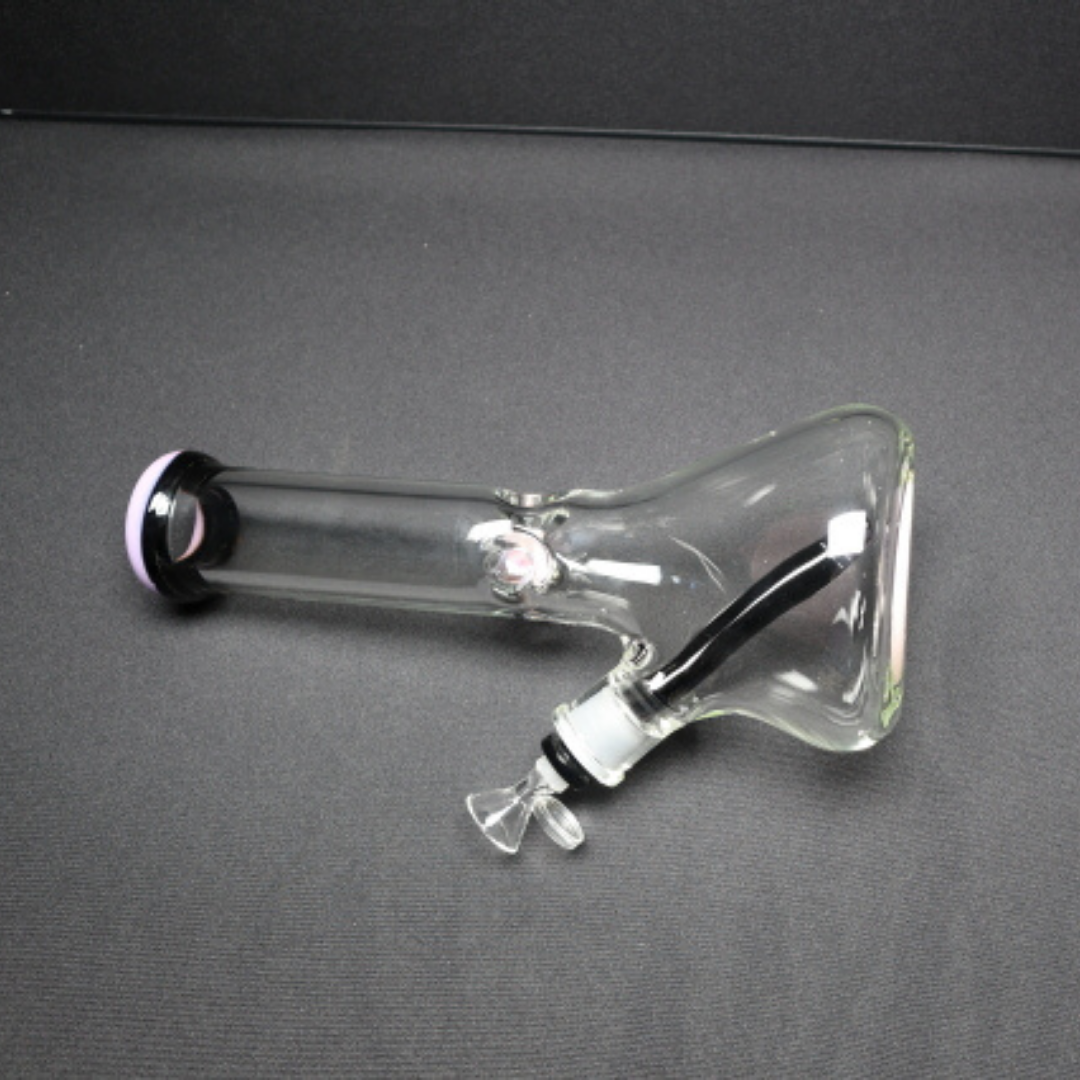 149 30RKQG 12" 9mm color mouth beaker bong