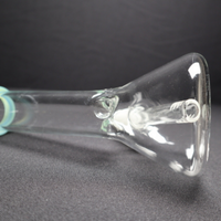 173 10RKQG 8" color mouth piece clear beaker