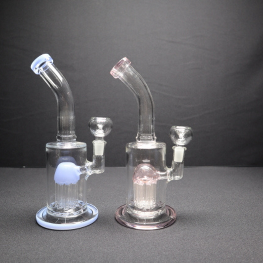 187  19RKQG 10" tree perc bent dab rig