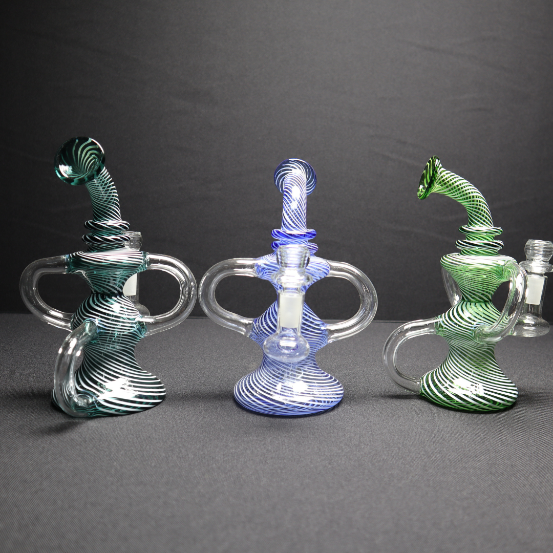 206 24RKQG 10" zebra pattern recycler