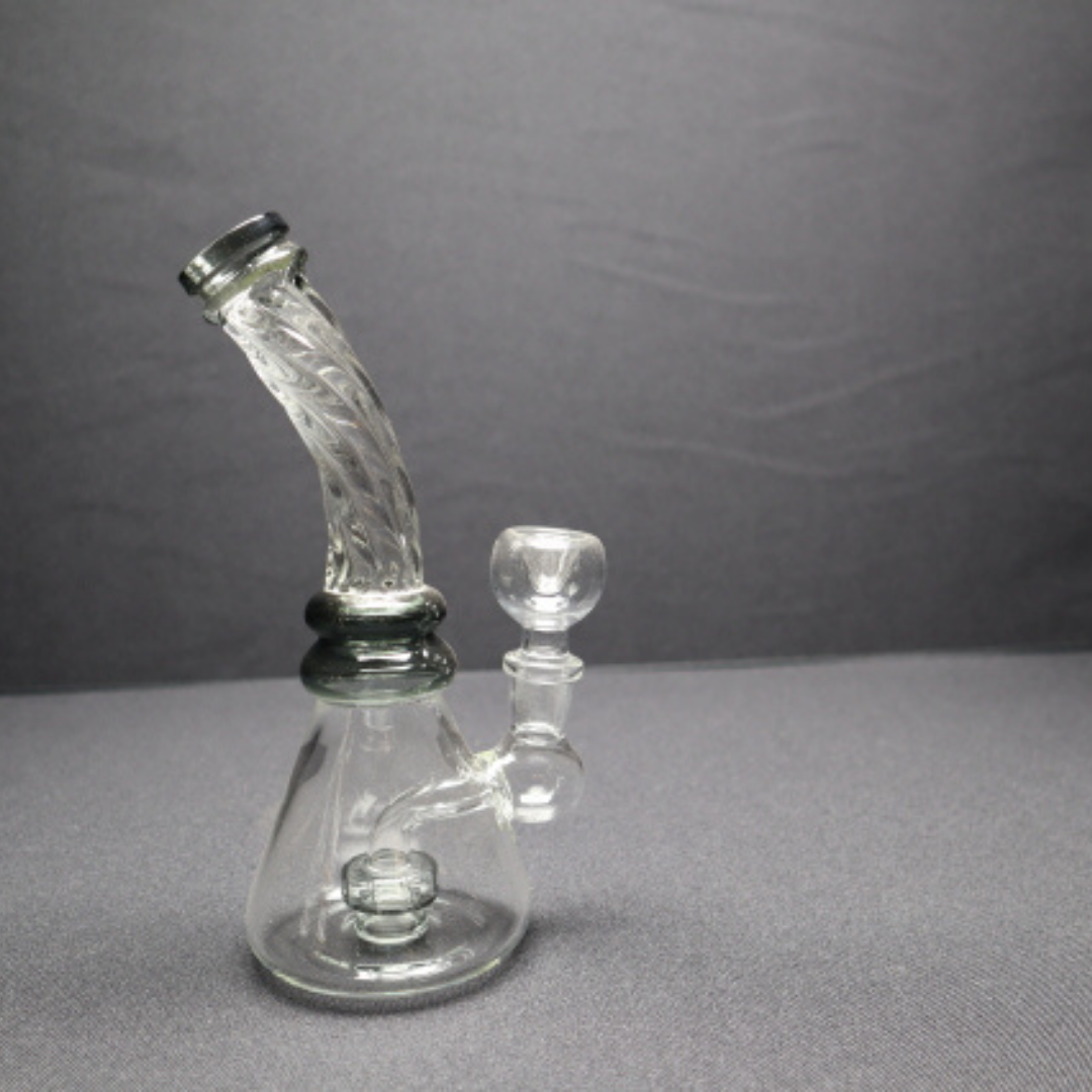 172 12RKQG 6" shower head perc twisted neck rig