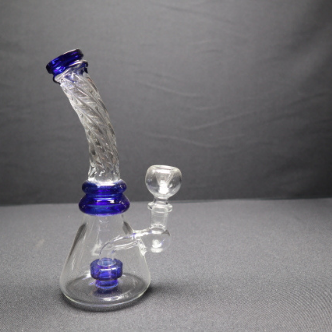 172 12RKQG 6" shower head perc twisted neck rig