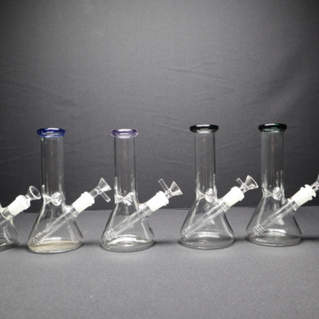 RK Quality Glass 8 Inch Mini Ice Beaker Bong - RK Quality Glass