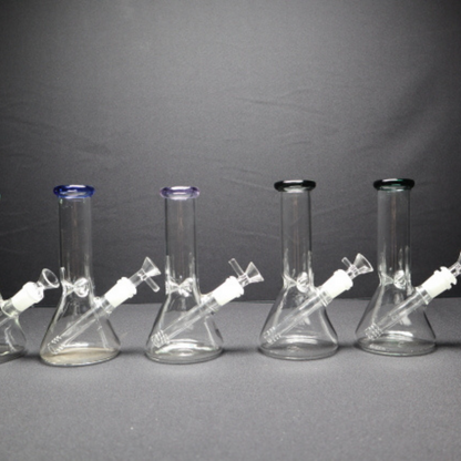 RK Quality Glass 8 Inch Mini Ice Beaker Bong - RK Quality Glass