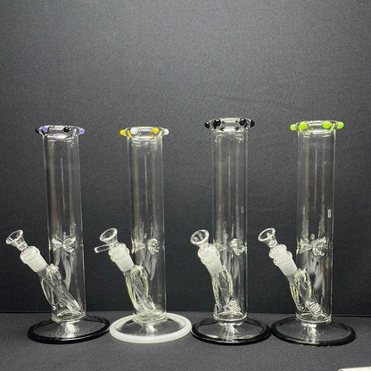 RK Quality Glass 12 Inch American Made Straight Tube Bong - RK Quality Glass