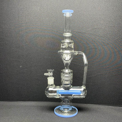RK Quality Glass 17 Inch Inline Recycler Bong - RK Quality Glass