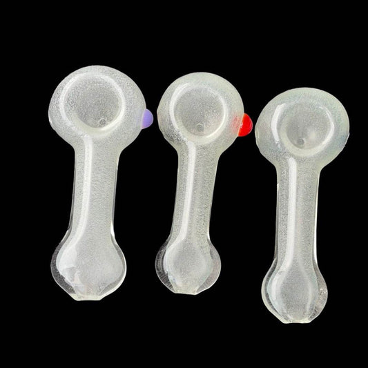 RK Quality Glass Glow in the Dark Hand Pipe Set - RK Quality Glass