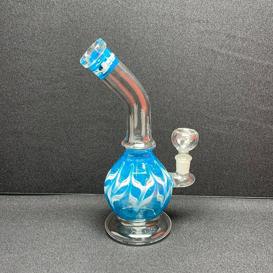 346 R46 10” oval shaped color glass rig