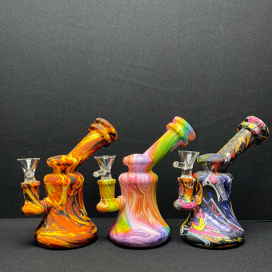 547 RKQG 10 8” silicone dab rig