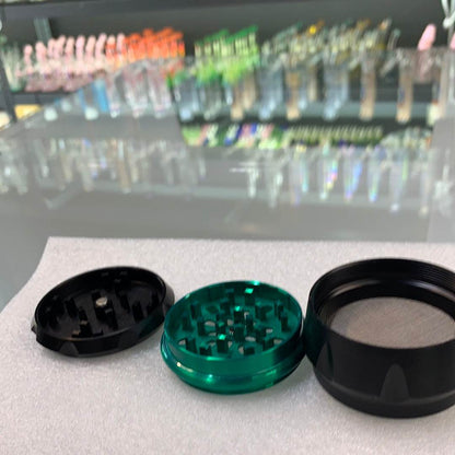 3 Piece magnetic high grade herb grinder - GR102 - RK Quality Glass