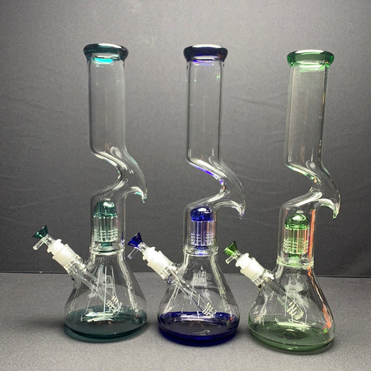 311 lightening strike tree perc beaker rig 16”