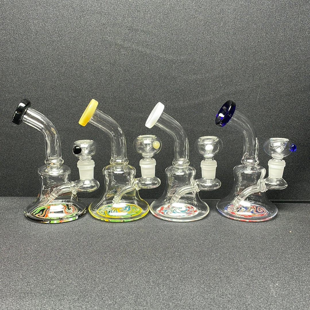 604 6” color glass rig