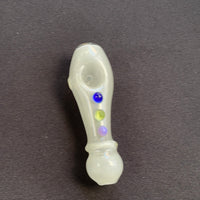 1058 78gm 5” bowling pin glow in the dark hand pipe