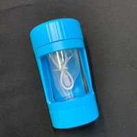 Led jar with grinder for dispensary packaging