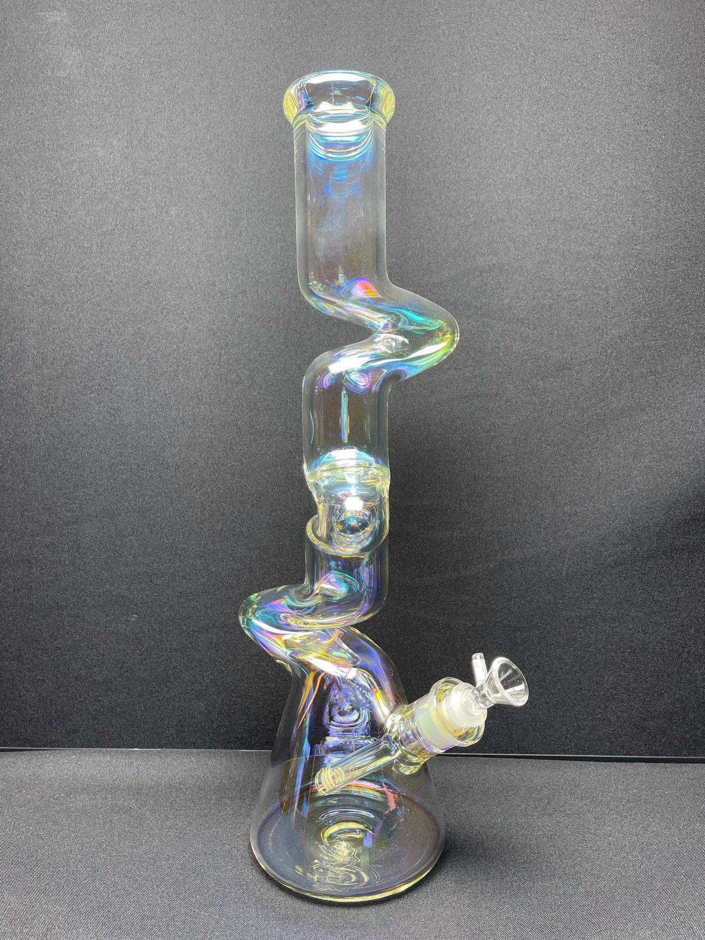 RKQG 479 18”tall 3 zooks matalic beaker bong