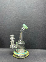 438  10RKQG 6” color bent dab rig