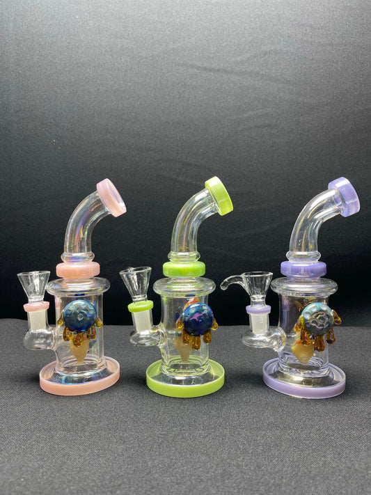 700 RKQG14 6” slime dab rig with locket