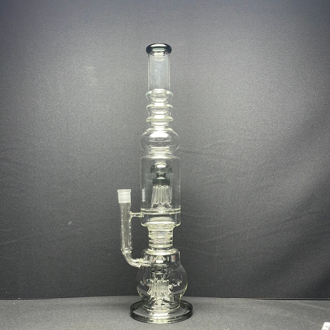 576 RKQG65 22” tall multi tree perc straight water bong WP 94