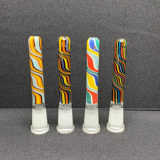 REVERSAL Fire & Ice Downstem - DS100 - RK Quality Glass