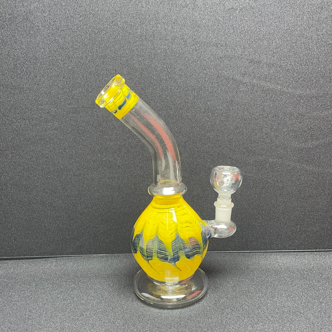 346 R46 10” oval shaped color glass rig