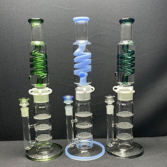 678 RKQG30 3 honeycomb liquid straight water pipe