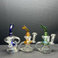 686 RKQG20 8” recycle color dab rig