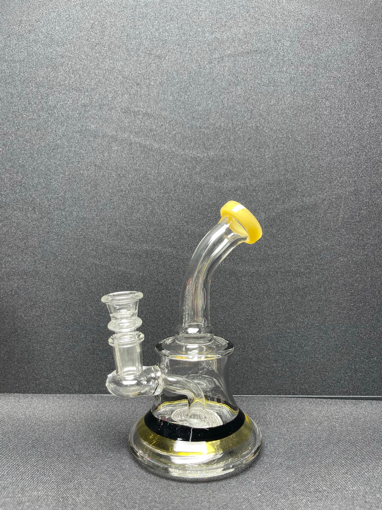 438  10RKQG 6” color bent dab rig