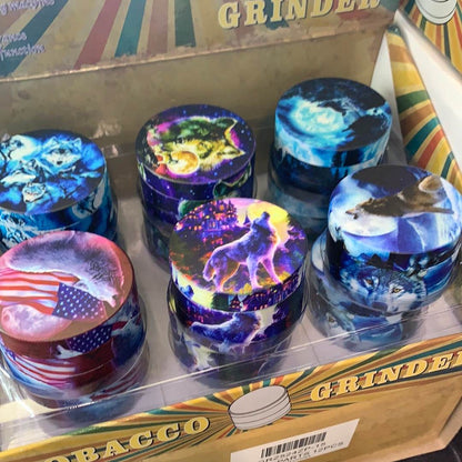 Design Art tobacco Grinder - GR108 - RK Quality Glass
