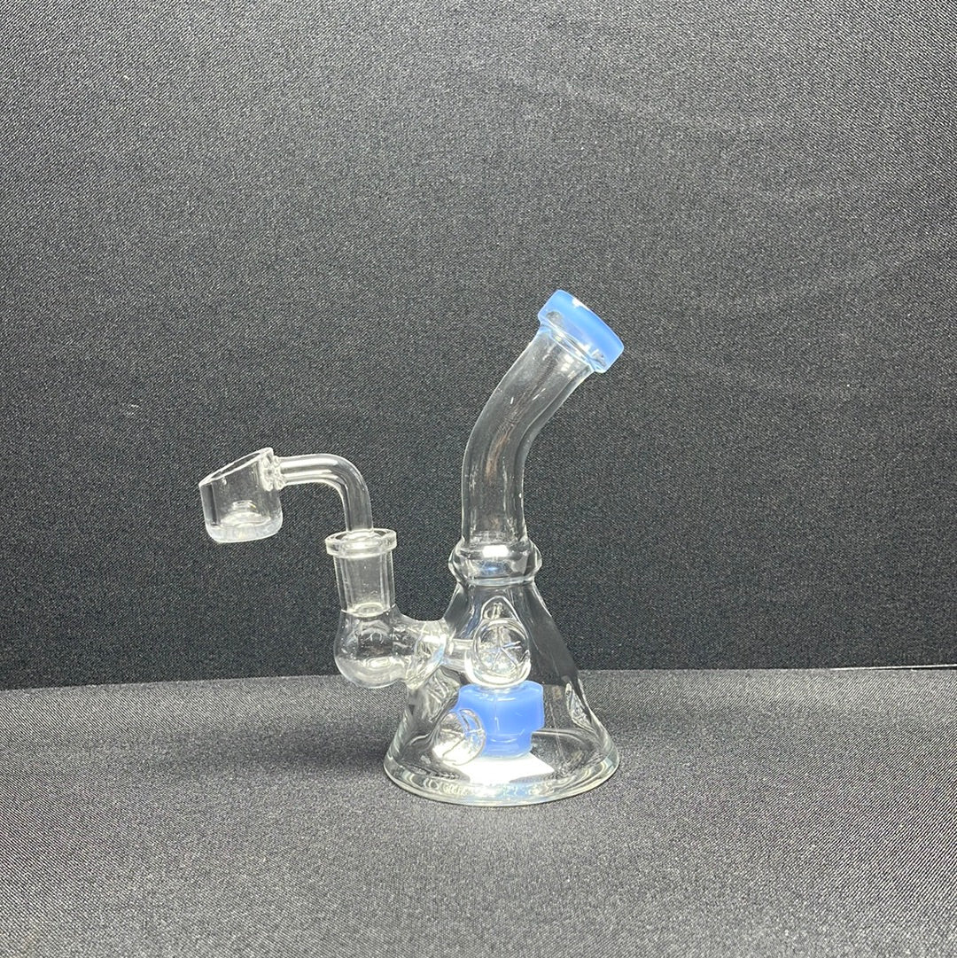 563 RKQG 6” 10 shower head dab rig