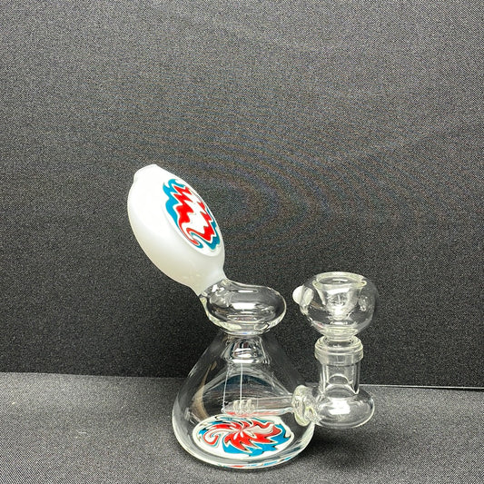 608 6” color glass rig