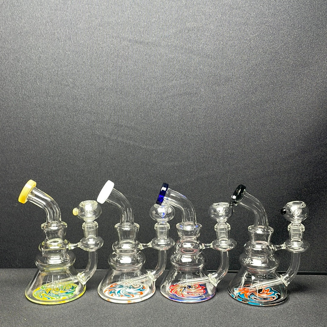 609 6” color base glass rig