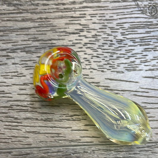 1097 Rasta color fume spoon