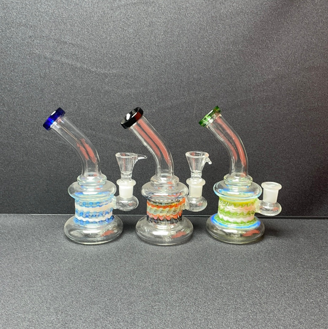 358 6” color glass rig