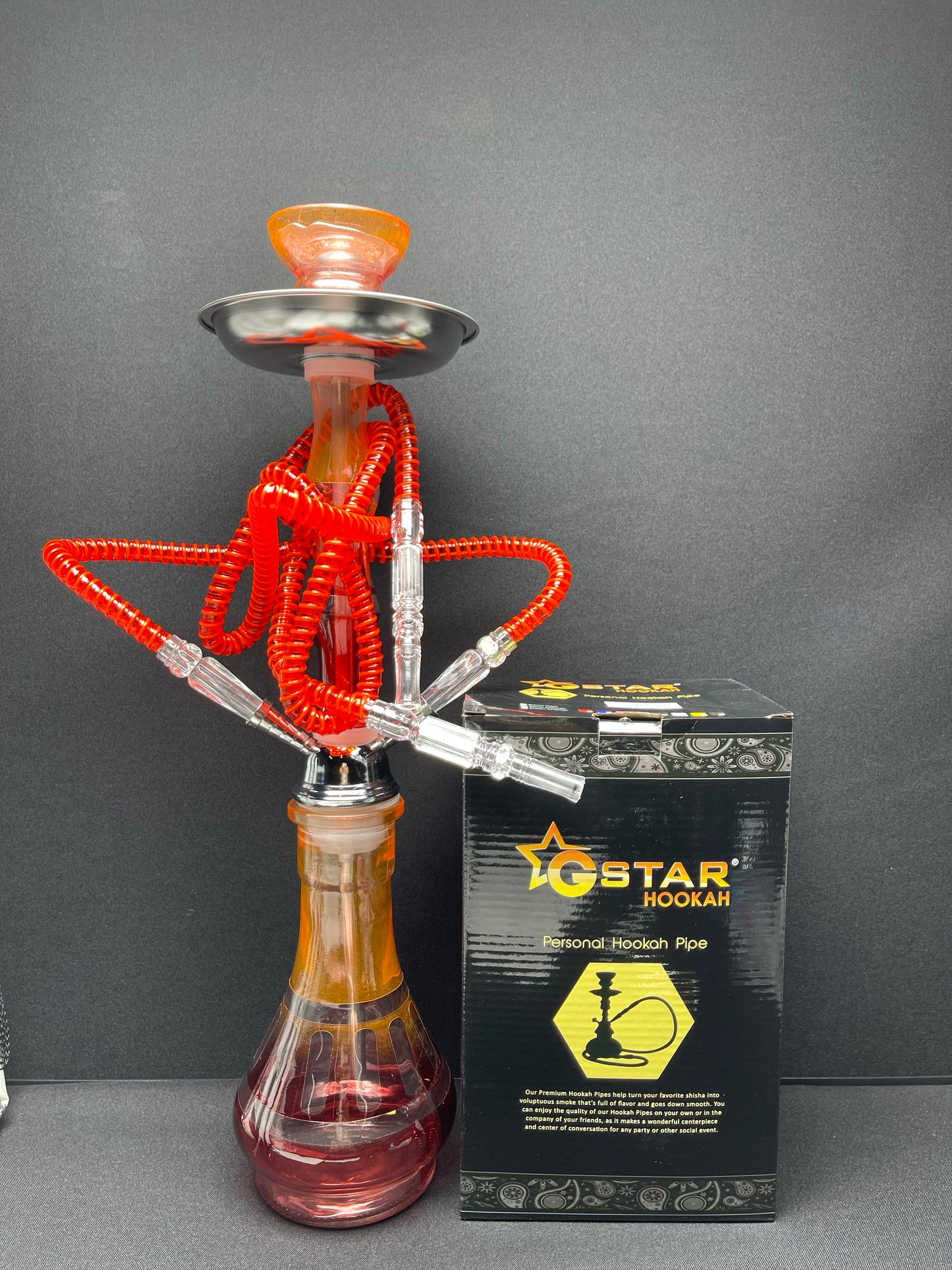 490 RKQG25-24-30416D 20” hookah