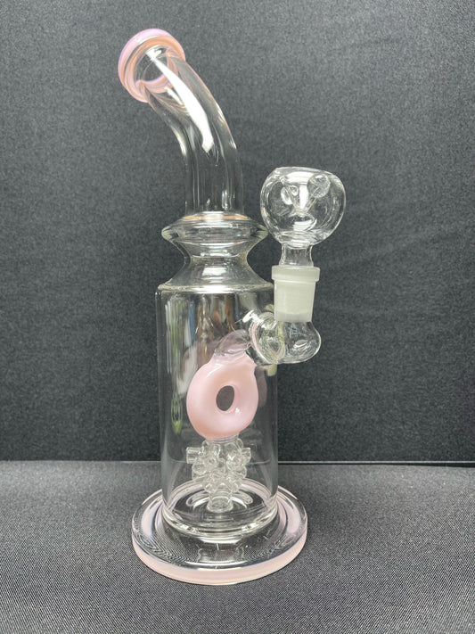 460RKQG16 10” color bent corona s/h dab rig