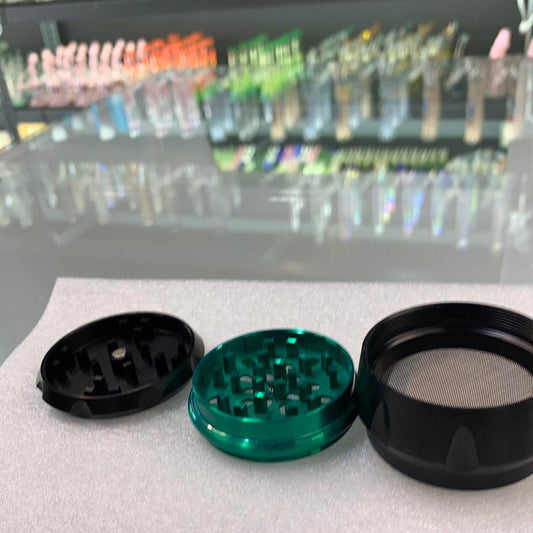 RK Quality Glass Magnetic Herb Grinder 3 Piece Set - RK Quality Glass