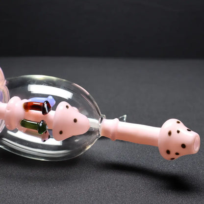 RK Quality Glass Mushroom Showerhead Perc Dab Rig - RK Quality Glass