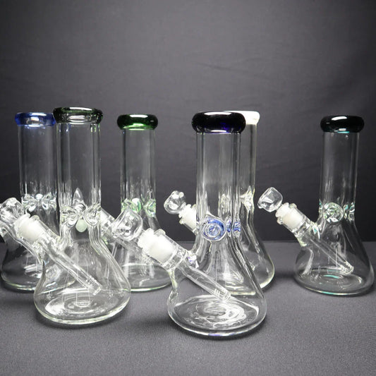 10" Ice Beaker Bong for Sale - Premium Clear Bongs -WP105 - RK Quality Glass