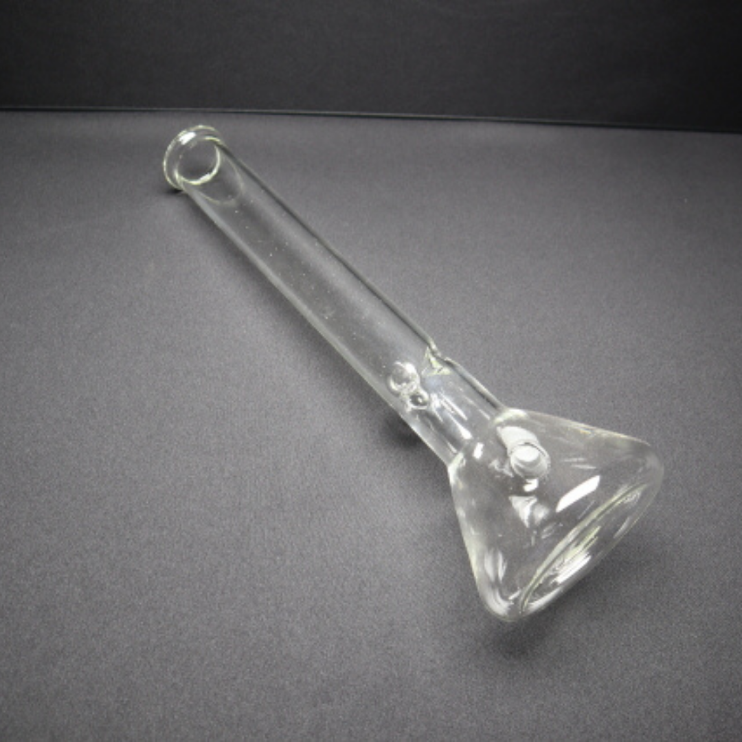 Clear RK Quality Glass Bong with Wide Base for Stability, Ideal for wholesale glass bongs USA